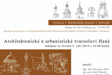 Architektonické a urbanistické tvarosloví Hané Architektonické a urbanistické tvarosloví Hané
