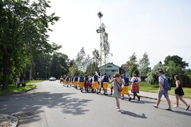 Krojovaný průvod Starými Ždánicemi v roce 2019<br />  (zdroj: Lenka Jedličková,  Dokumentační fond Národního muzea v přírodě, Muzeum v přírodě Vysočina)