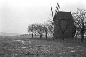 3_Kladníky, umístění stavby v krajině, 1982 / Kladníky, the location of the building in the landscape, 1982