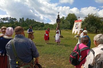 Muzeum v přírodě Zubrnice, poutní procesí k Maří Magdaleně
