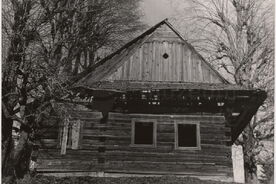 2_Chalupa na původním místě, 50. léta 20. století / The cottage on its original site, the 1950s