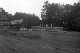 6_Valašská dědina, stavba obytného domu, 1970 / The Wallachian Village, building the house, 1970