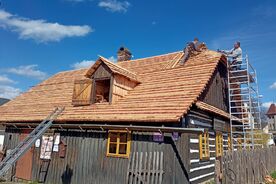 Muzeum v přírodě Vysočina - oprava střech Betlém Hlinsko
