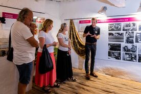 Muzeum v přírodě Vysočina, výstava Probuzený poklad aneb Výroba žinylkových textilií na Hlinecku, foto: Jan Kolář, NMvP