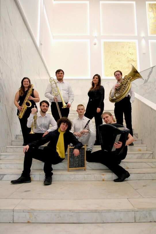 Banda di Feste, bigband konzervatoře Pardubice, 2026. Foto: Konzervatoř Pardubice