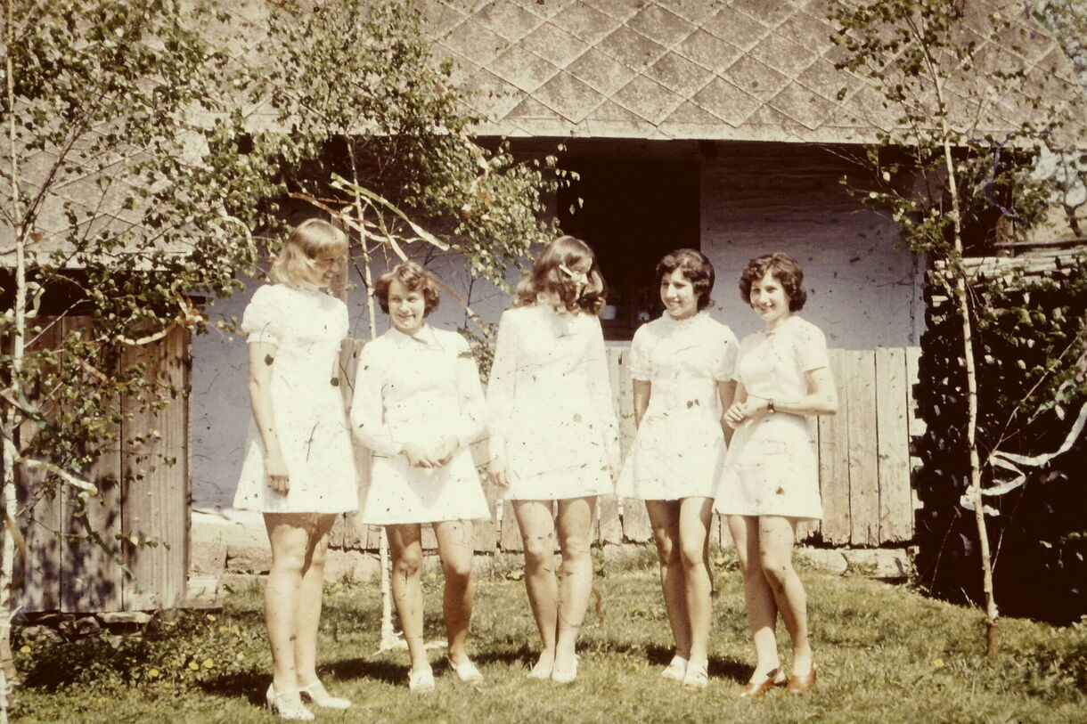 Z věnečku v Libkově, datace neznámá. Foto: František Kolář