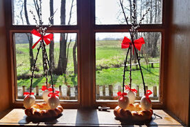 Z programu Velikonoce na Veselém Kopci, 2014. Foto: Pavel Bulena, Muzeum v přírodě Vysočina