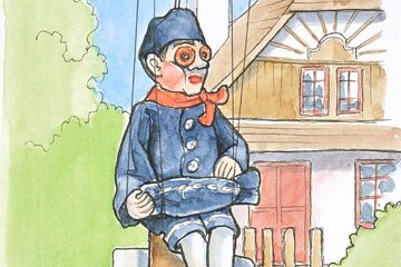 Loutkohrátky na Betlémě. Ilustrace: Šárka Teplá, Muzeum v přírodě Vysočina