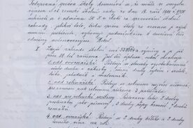 Zpráva o stavu školní zahrady při škole ve Starém Zubří, 1902 (inv. č. 195/48)/Report on the state of the school garden at the school in Staré Zubří, 1902 (inv. no. 195/48)