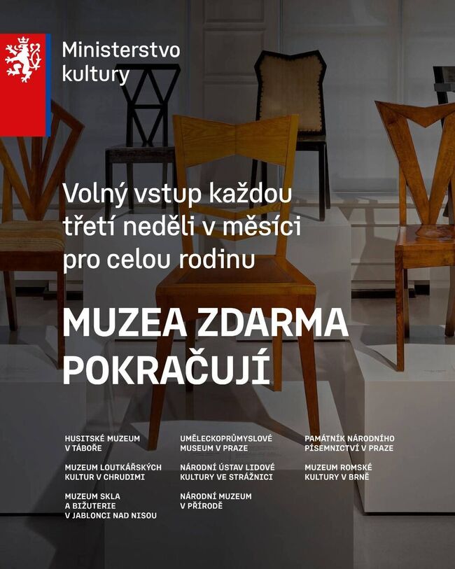 Muzea zdarma pokračují