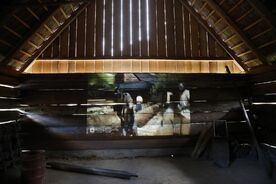 Hanácké muzeum v přírodě Příkazy, slavnostní otevření stodoly ze Skaličky