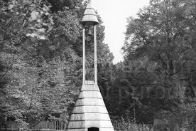 6_Zvonice z Vrbětic v Dřevěném městečku, 1969 / The bell tower from Vrbětice in Timber Town, 1969