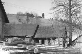 4_Nový Hrozenkov, obytný dům a hospodářské stavby, 1975 / Nový Hrozenkov, house and farm buildings, 1975