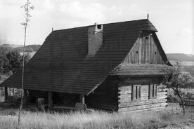 9_Valašská dědina, usedlost formana, 1971 / The Wallachian Village, the freight wagon driver’s cottage, 1971