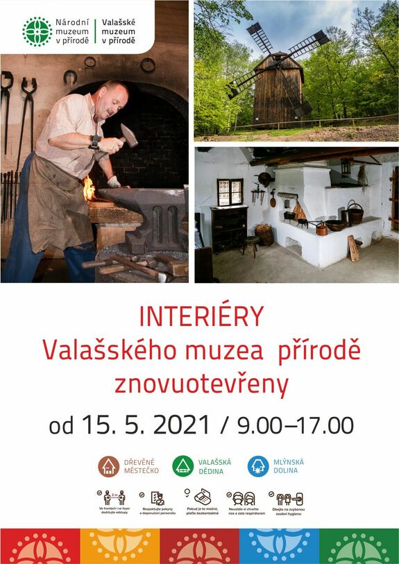 Od 15. 5. 2021 budou zpřístupněny interiéry muzea 