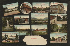 Okénková pohlednice – zajímavá místa v Rožnově po roce 1910