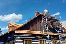 Muzeum v přírodě Vysočina - oprava střech Betlém Hlinsko