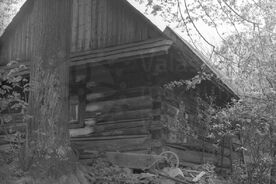 2_Nový Hrozenkov, dřevěný dům čp. 205, 1974/ Nový Hrozenkov, wooden house no. 205, 1974