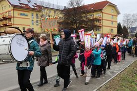 Masopustní průvod dětské maškary, 2023. Foto: Pavel Bulena, Muzeum v přírodě Vysočina