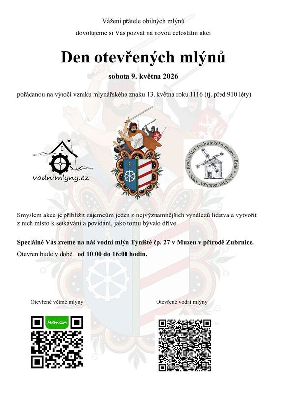 Den otevřených mlýnů